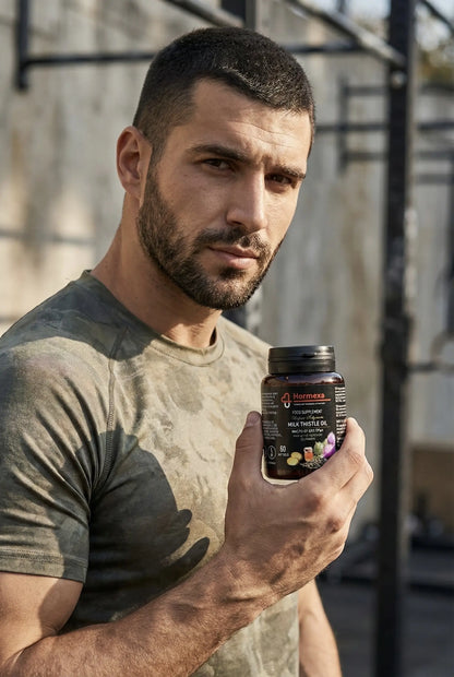 NATURAL DETOX - Gel capsules with milk thistle oil for detox and liver regeneration | Hormexa