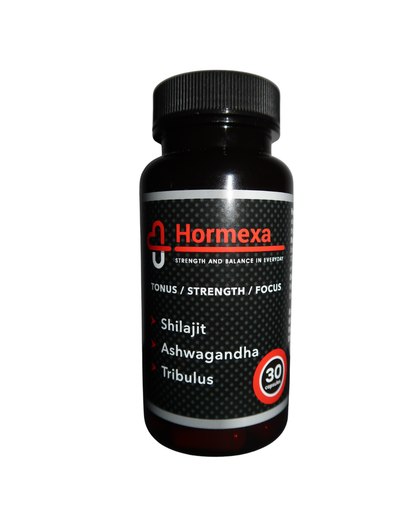 Natural formula with Shilajit, Ashwagandha and Tribulus | Hormexa
