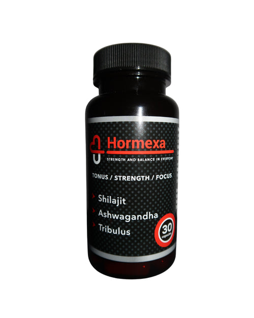 Natural formula with Shilajit, Ashwagandha and Tribulus | Hormexa
