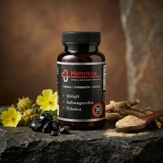 Formula naturala cu Shilajit, Ashwagandha si Tribulus | Hormexa